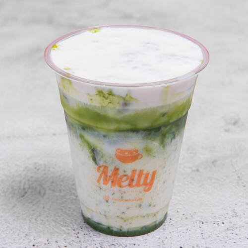 Iced Salted Caremel Matcha